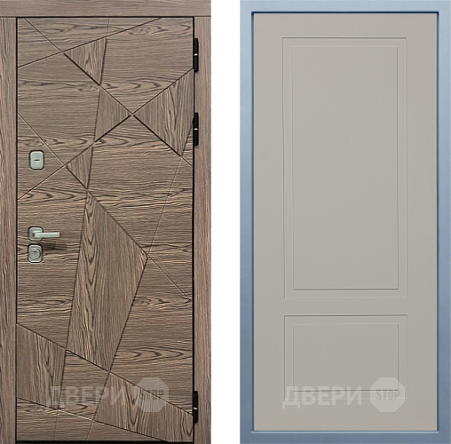 Входная металлическая Дверь Дива МД-97/2 Н-7 Шампань в Бронницах