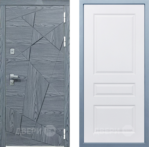 Дверь Дива МД-97/3 Д-13 Белый в Бронницах