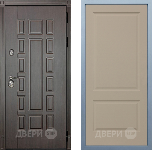 Входная металлическая Дверь Дива МД-38 Д-7 Шампань в Бронницах