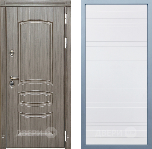 Дверь Дива МД-42 Д-5 Белый в Бронницах