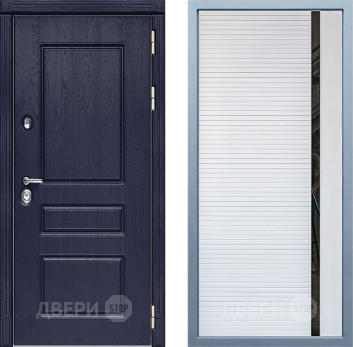 Входная металлическая Дверь Дива МД-45 МХ-45 Белый матовый в Бронницах