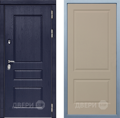 Входная металлическая Дверь Дива МД-45 Д-7 Шампань в Бронницах