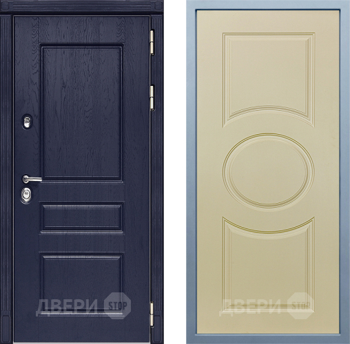 Входная металлическая Дверь Дива МД-45 Д-8 Шампань в Бронницах