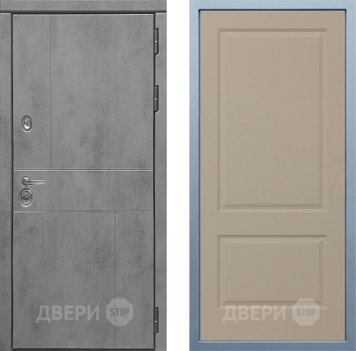 Входная металлическая Дверь Дива МД-48 Д-7 Шампань в Бронницах