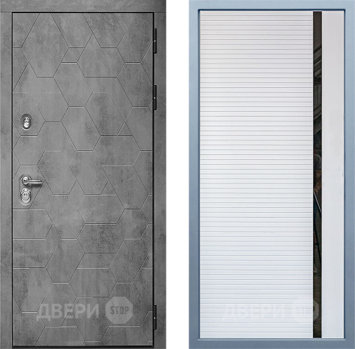 Входная металлическая Дверь Дива МД-51 МХ-45 Белый матовый в Бронницах