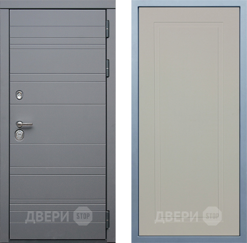 Входная металлическая Дверь Дива МД-39 Н-10 Шампань в Бронницах