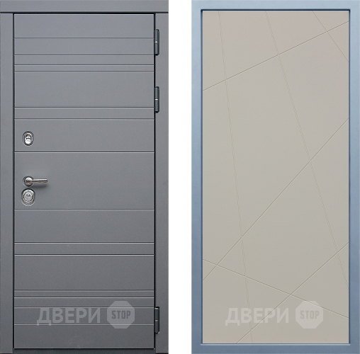 Входная металлическая Дверь Дива МД-39 Д-11 Шампань в Бронницах