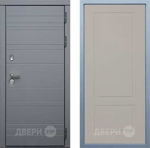 Входная металлическая Дверь Дива МД-39 Н-7 Шампань в Бронницах