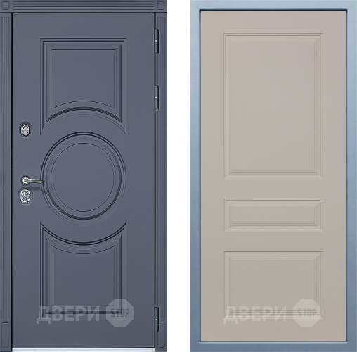 Входная металлическая Дверь Дива МХ-30 STR Д-13 Шампань в Бронницах