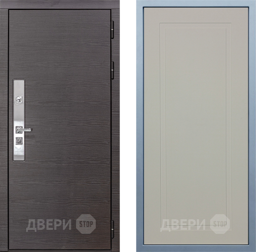 Входная металлическая Дверь Дива МХ-39 STR Н-10 Шампань в Бронницах