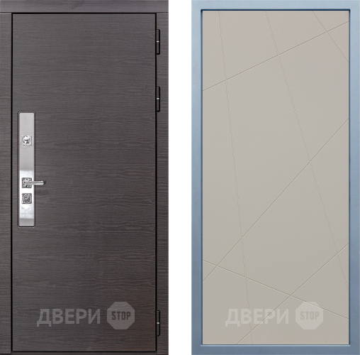 Входная металлическая Дверь Дива МХ-39 STR Д-11 Шампань в Бронницах