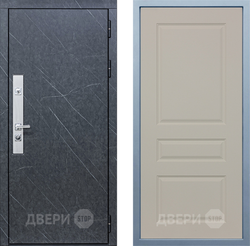 Входная металлическая Дверь Дива МХ-26 STR Д-13 Шампань в Бронницах