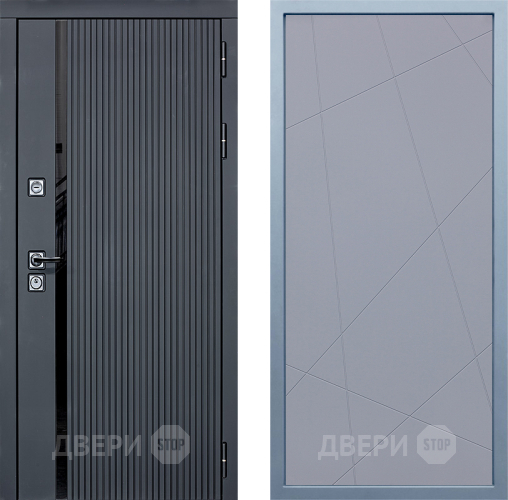Входная металлическая Дверь Дива МХ-46 STR Д-11 Силк Маус в Бронницах