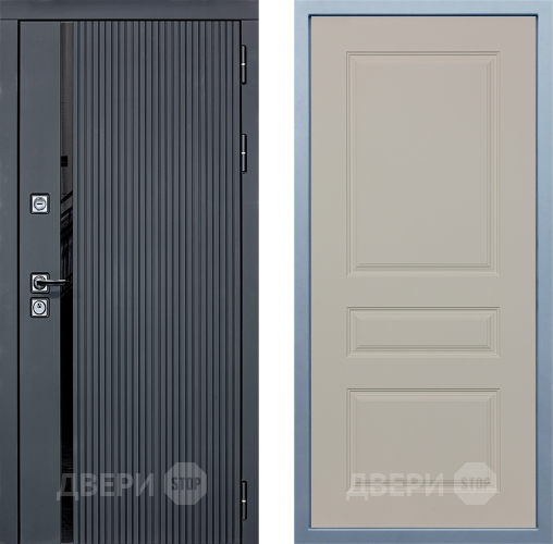 Входная металлическая Дверь Дива МХ-46 STR Д-13 Шампань в Бронницах