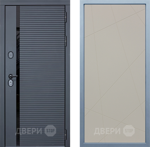 Входная металлическая Дверь Дива МХ-45 STR Д-11 Шампань в Бронницах