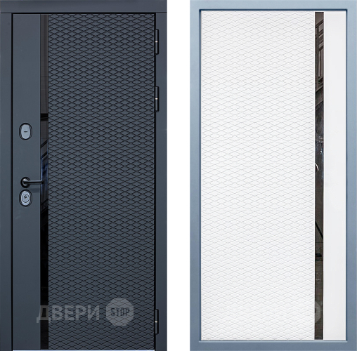 Входная металлическая Дверь Дива МХ-47 STR МХ-47 Белый матовый в Бронницах