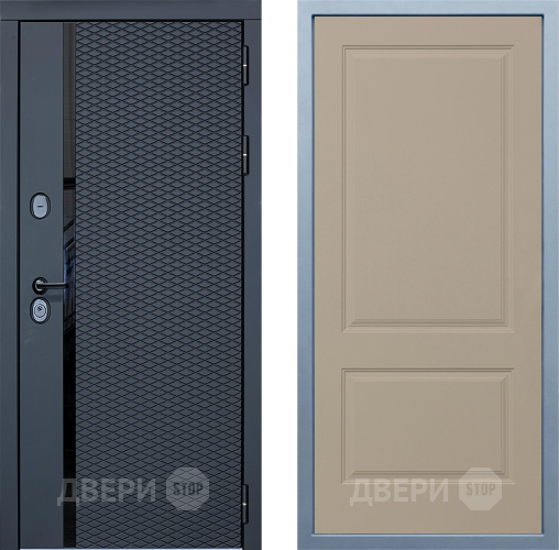 Входная металлическая Дверь Дива МХ-47 STR Д-7 Шампань в Бронницах