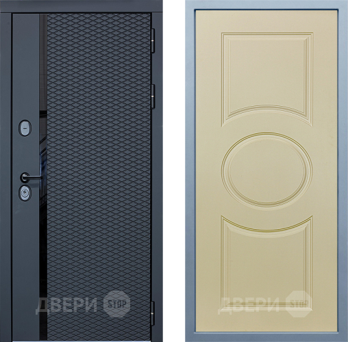 Входная металлическая Дверь Дива МХ-47 STR Д-8 Шампань в Бронницах