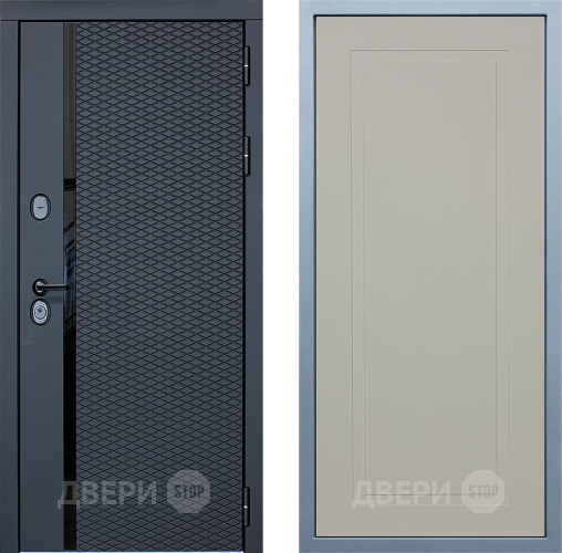 Входная металлическая Дверь Дива МХ-47 STR Н-10 Шампань в Бронницах