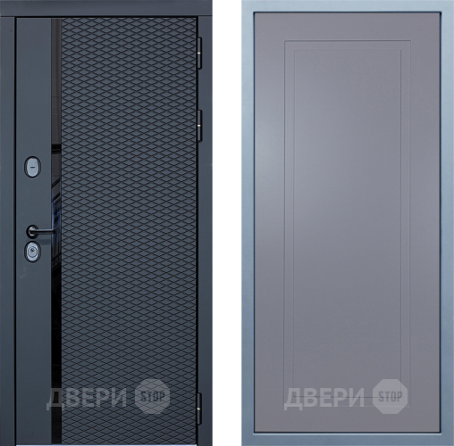 Входная металлическая Дверь Дива МХ-47 STR Н-10 Силк Маус в Бронницах