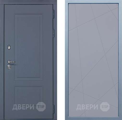 Входная металлическая Дверь Дива МХ-38 STR Д-11 Силк Маус в Бронницах