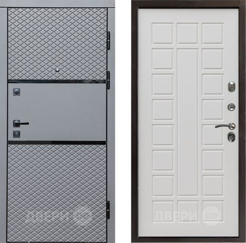 Входная металлическая Дверь Престиж Ромб Престиж Бежевый мат в Бронницах