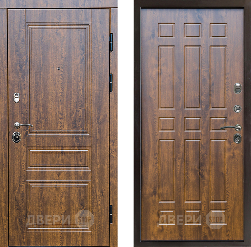 Входная металлическая Дверь Престиж Классика Дуб Спарта Дуб в Бронницах