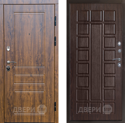 Входная металлическая Дверь Престиж Классика Дуб Престиж Венге в Бронницах