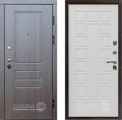 Входная металлическая Дверь Престиж Классика Венге Престиж Бежевый мат в Бронницах