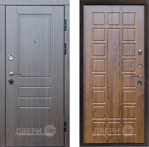 Входная металлическая Дверь Престиж Классика Венге Престиж Дуб в Бронницах