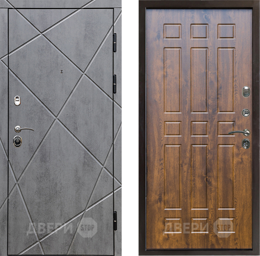 Входная металлическая Дверь Престиж Лучи Спарта Дуб в Бронницах