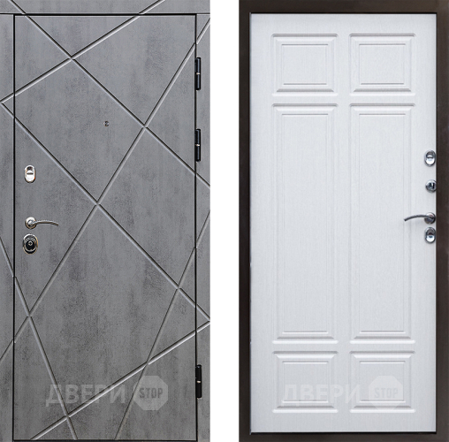 Входная металлическая Дверь Престиж Лучи Премиум Лиственница белая в Бронницах