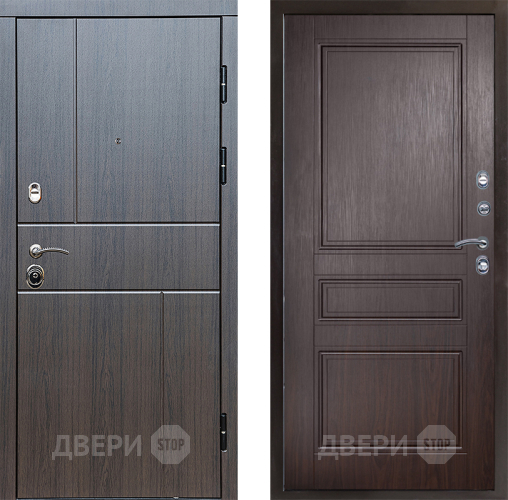 Входная металлическая Дверь Престиж Горизонт Венге Классика Венге в Бронницах