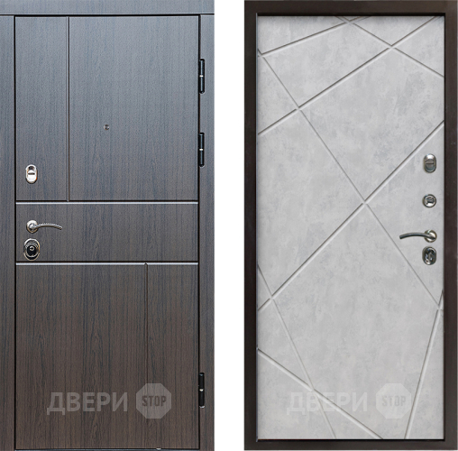 Дверь Престиж Горизонт Венге Лучи Бетон светлый в Бронницах