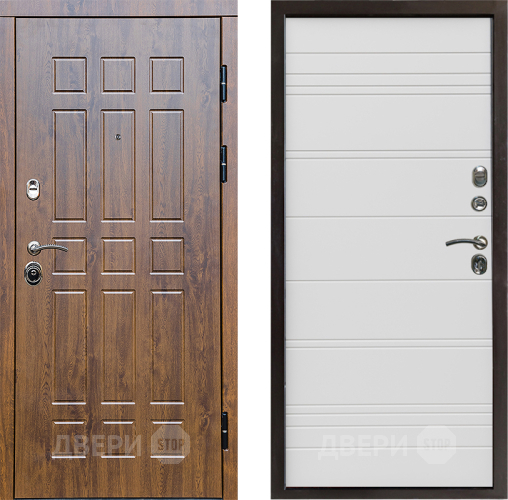 Входная металлическая Дверь Престиж Стандарт Line Белый в Бронницах