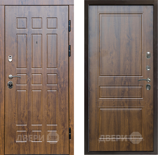 Входная металлическая Дверь Престиж Стандарт Классика Дуб в Бронницах
