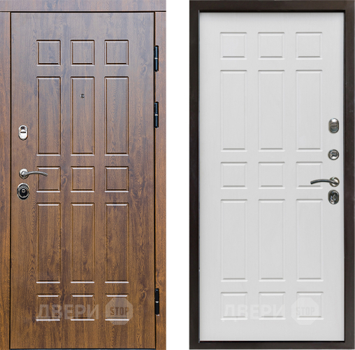 Входная металлическая Дверь Престиж Стандарт Спарта Белое дерево в Бронницах