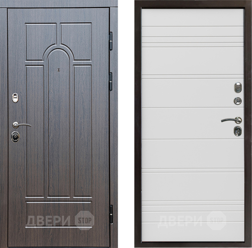 Дверь Престиж Арка Line Белый в Бронницах