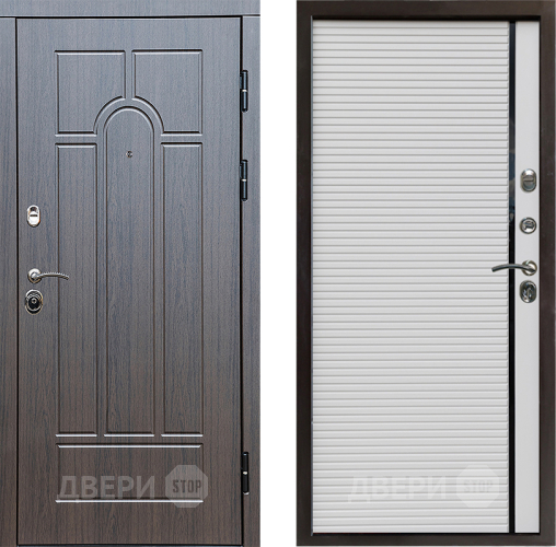 Входная металлическая Дверь Престиж Арка Porte Белый в Бронницах