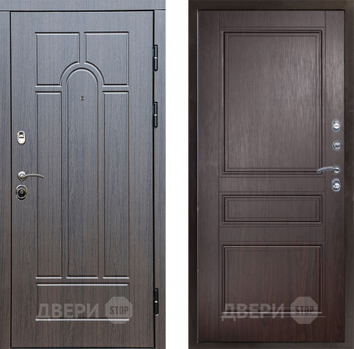 Входная металлическая Дверь Престиж Арка Классика Венге в Бронницах