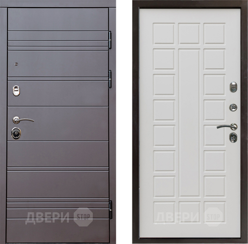 Входная металлическая Дверь Престиж Линия Браун Престиж Бежевый мат в Бронницах