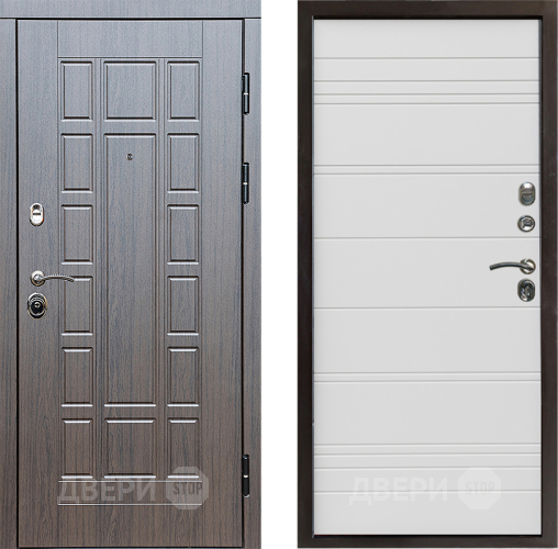 Входная металлическая Дверь Престиж Престиж Line Белый в Бронницах