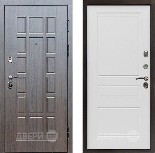 Входная металлическая Дверь Престиж Престиж Классика Лиственница белая в Бронницах