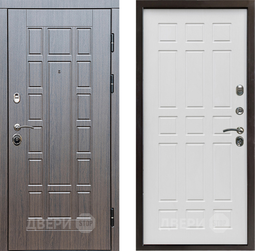 Входная металлическая Дверь Престиж Престиж Спарта Белое дерево в Бронницах