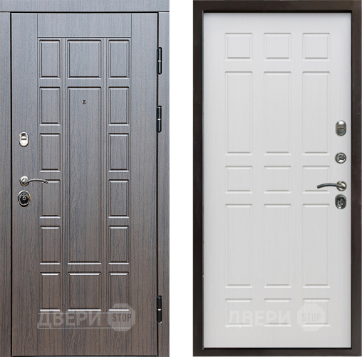 Входная металлическая Дверь Престиж Престиж Спарта Лиственница белая в Бронницах