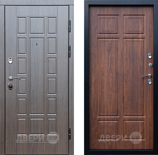 Входная металлическая Дверь Престиж Престиж Премиум Орех темный в Бронницах