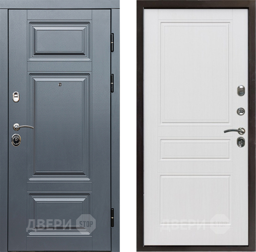 Входная металлическая Дверь Престиж Премиум Классика Белое дерево в Бронницах