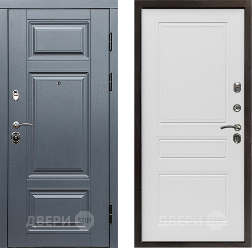 Входная металлическая Дверь Престиж Премиум Классика Лиственница белая в Бронницах