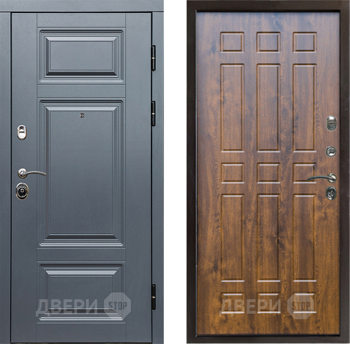 Входная металлическая Дверь Престиж Премиум Спарта Дуб в Бронницах