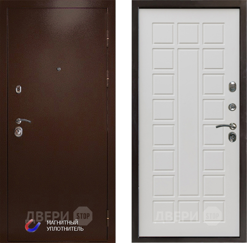 Входная металлическая Дверь Престиж Медь Престиж Бежевый мат в Бронницах